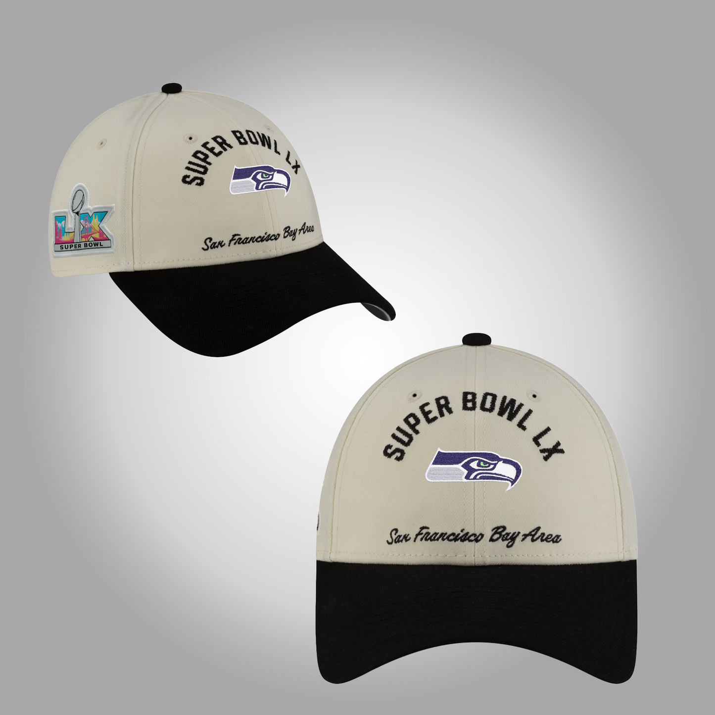 Seattle Super Bowl Lx San Fancisco Boy Area Hat Clothingus Diamond