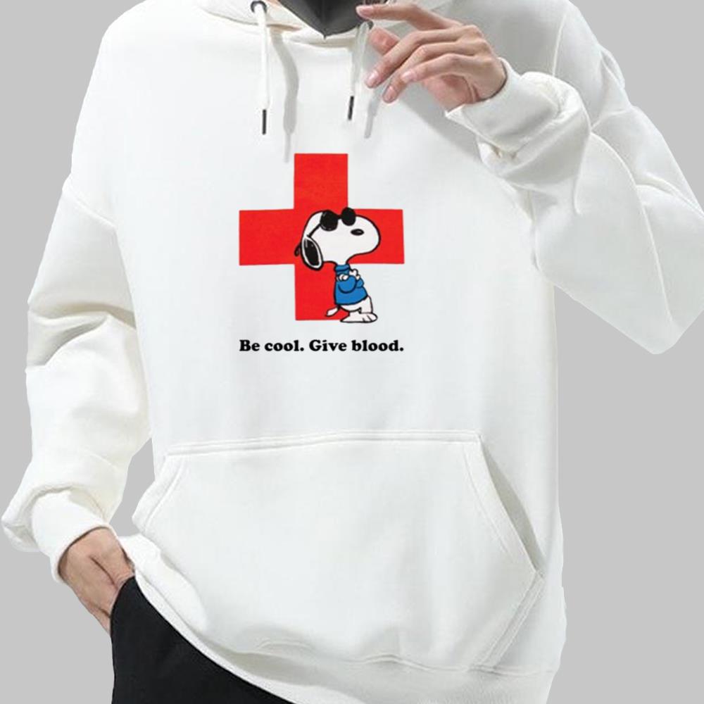 Snoopy Be Cool. Give Blood Shirt 2025 - Clothingus Diamond