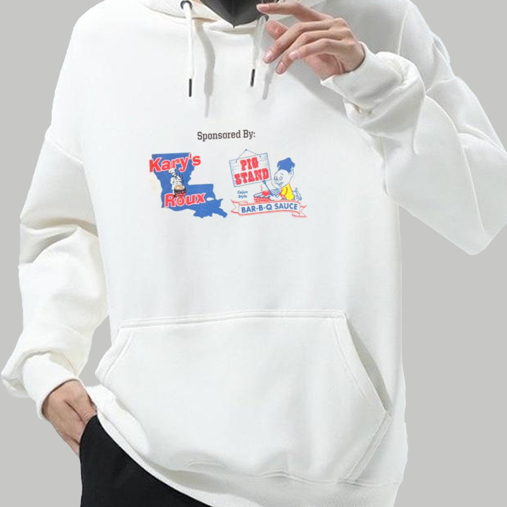 Sponsored By Kary's Roux Pig Srand Cajun Style Bar-B-Q-Sauce Shirt