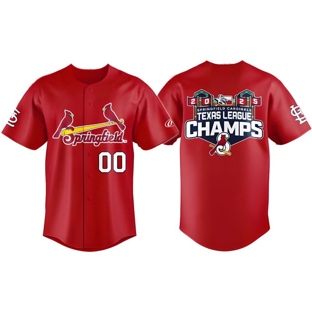 Springfield Cardinals Spring ing field Cardinals Texas League Champs 2025 Jersey
