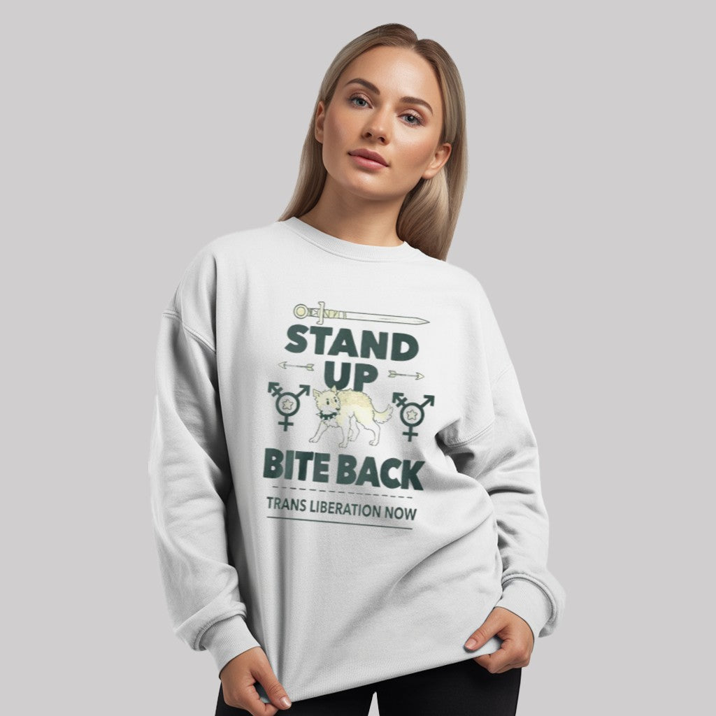 Stand Up Bite Back Trans Liberation Now Shirt