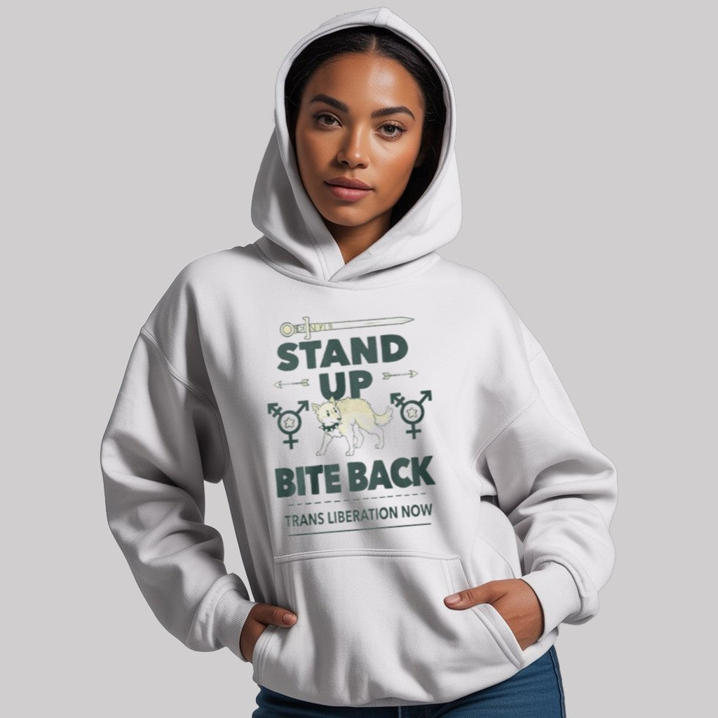 Stand Up Bite Back Trans Liberation Now Shirt
