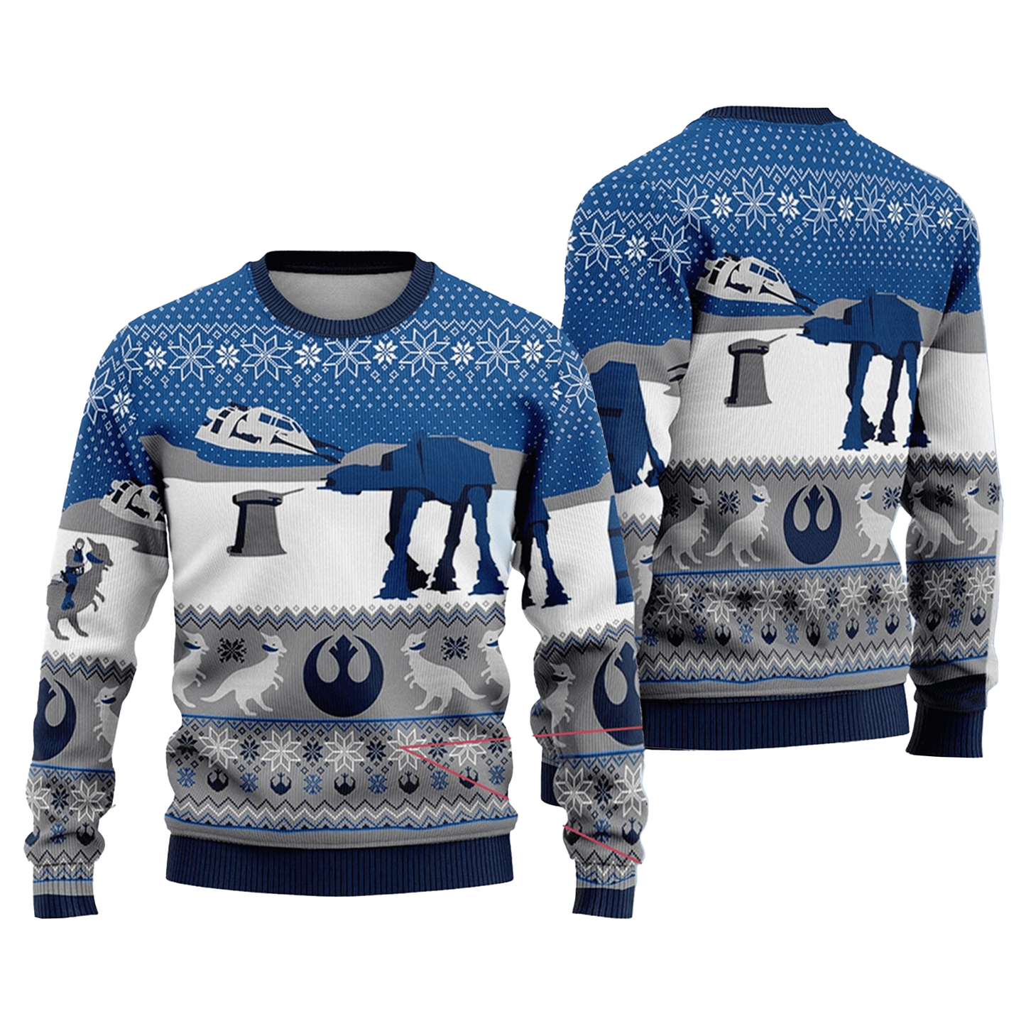Star Wars AT-AT Walker Christmas Knitted Sweater