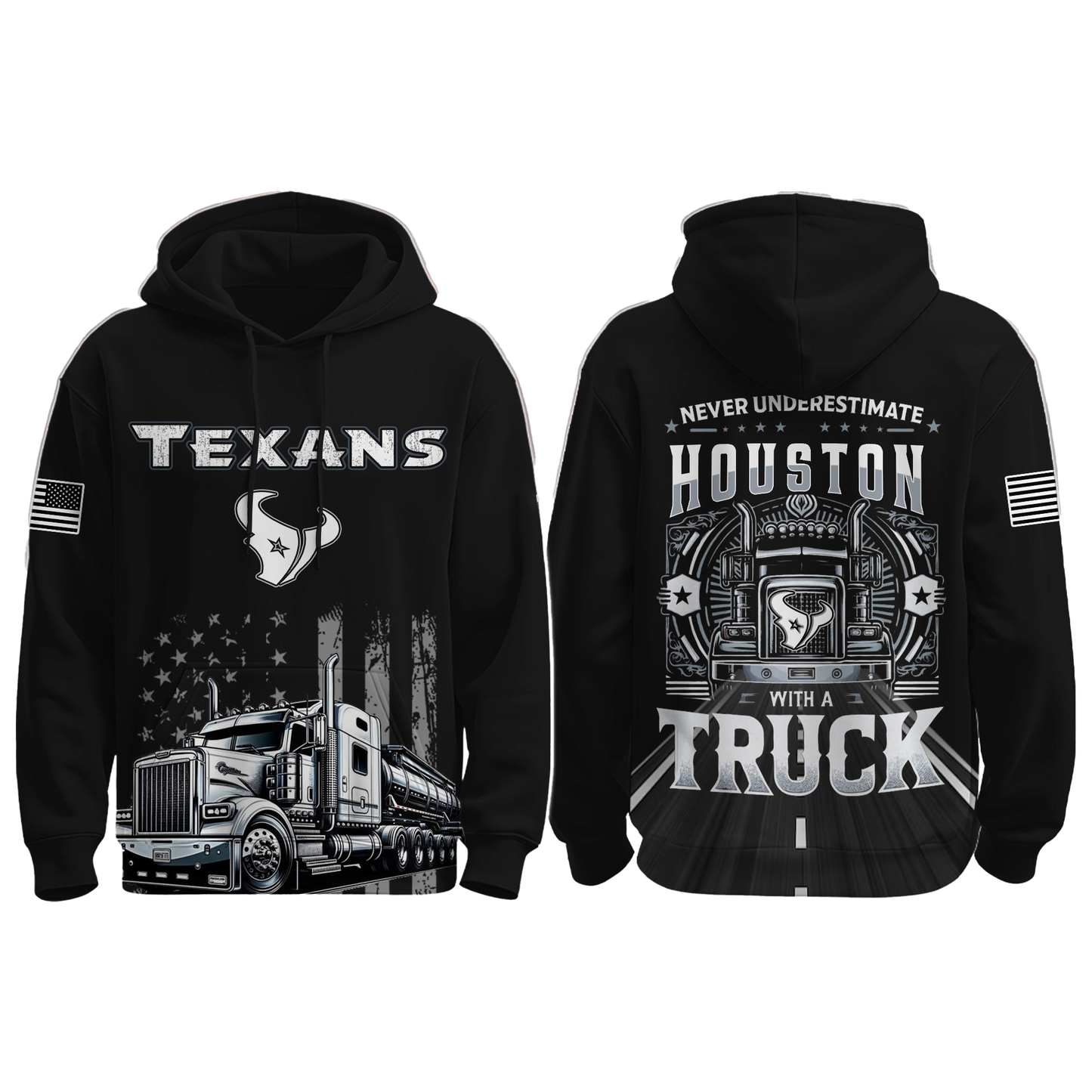 Texans Truck Driver Appreciation Night Game 2025 Hoodie