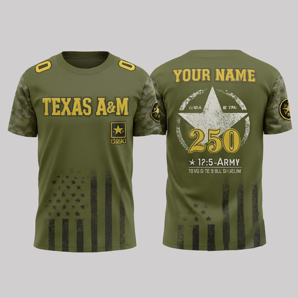 Texas A&M & Phillies 2025 Military Jersey