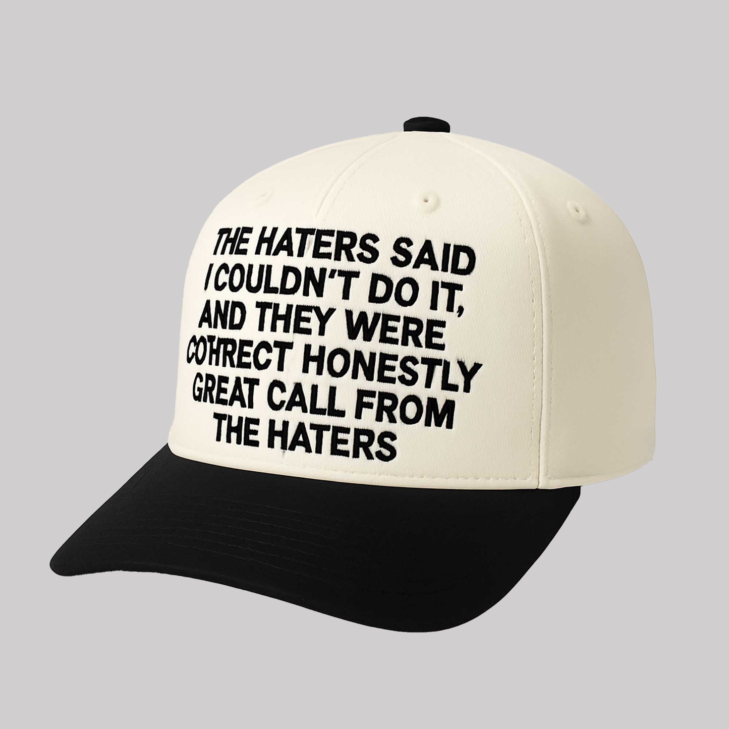 The Haters Said I Couldn't Do It. And They Were Correct. Honestly Great Call From The Haters Hat