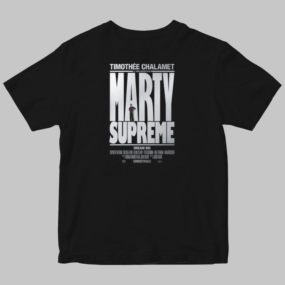 Timothee Chalamet A Josh Safdie Film Marty Supreme Bream Big Shirt 2025