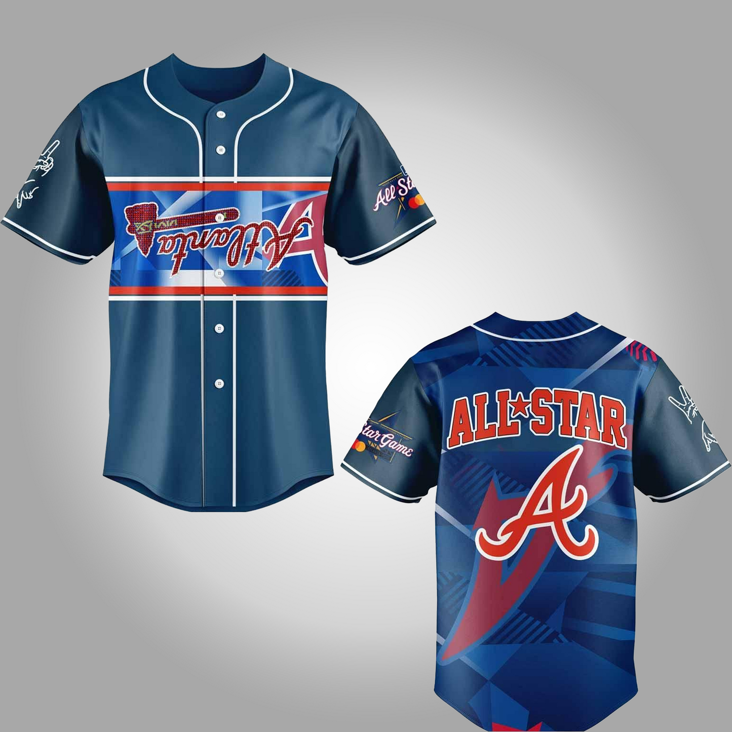 Usher Atlanta Braves Peace Up A Town Down Jersey Clothingus Diamond