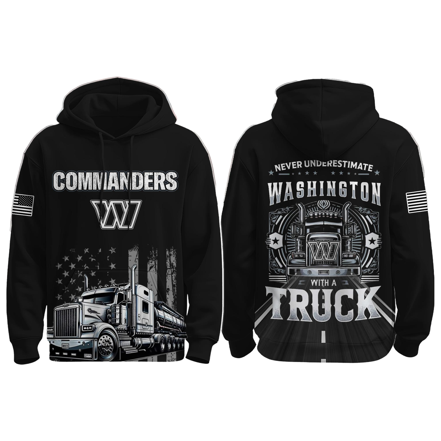 Washington Commanders Truck Driver Appreciation Night Game Hoodie