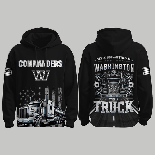 Washington Commanders Truck Driver Appreciation Night Game Hoodie