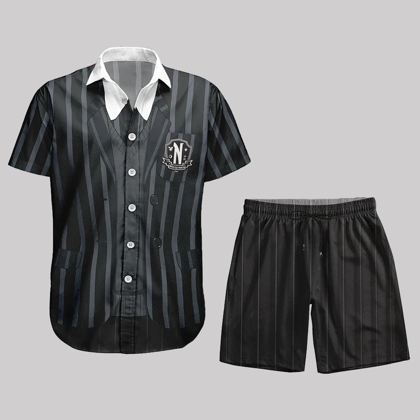Wednesday Addams Nevermore Academy Halloween Costume Hawaiian Shirt