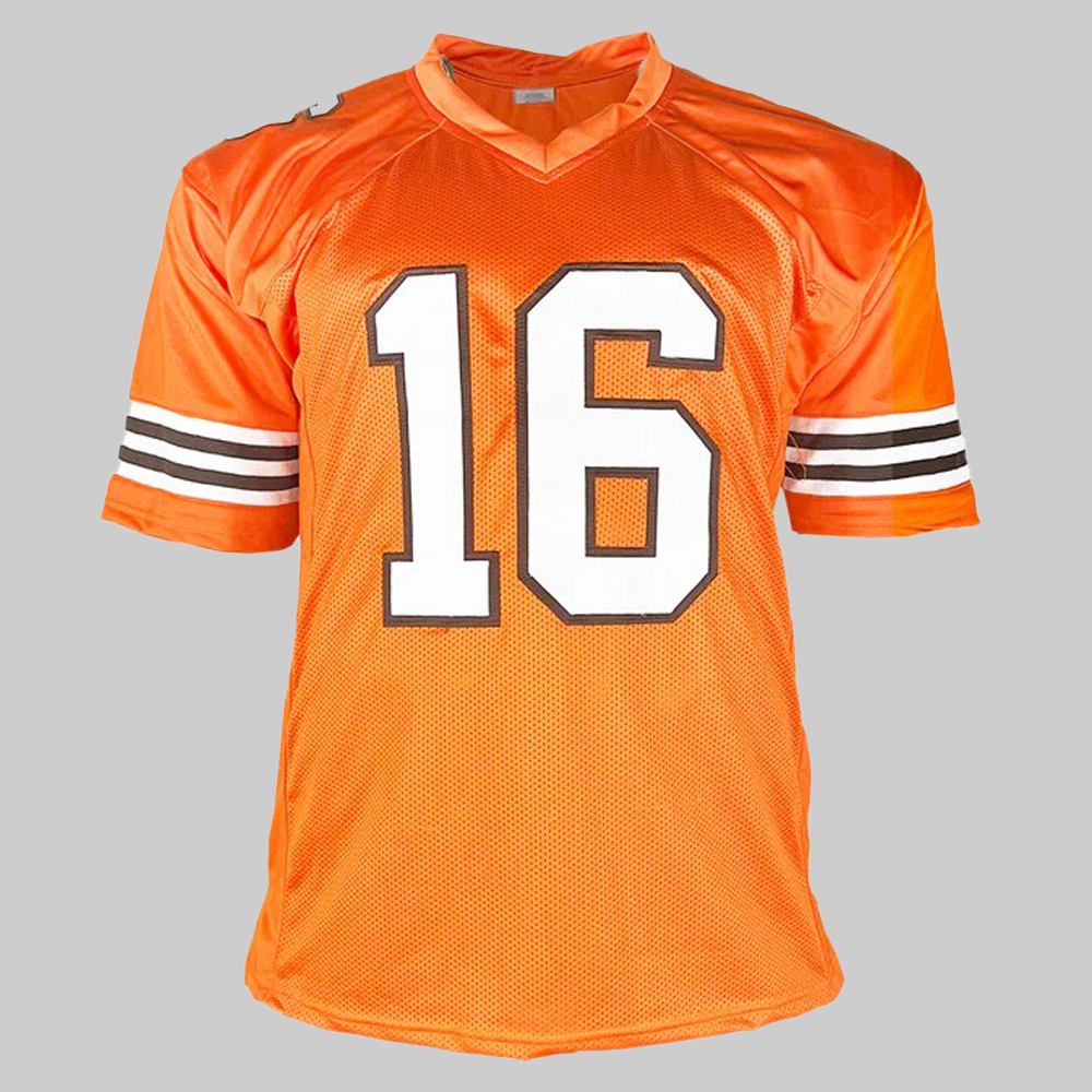 Josh Cribbs Signed Cleveland Orange Football Jersey 2025