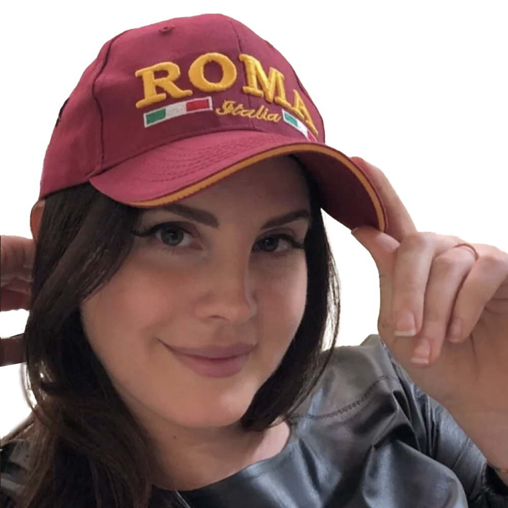 Lana Del Rey Roma Italia Hat - Clothingus Diamond