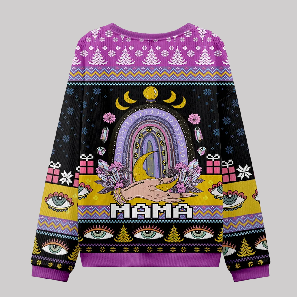 2025 Purplehecate Sage The Patriarchy Ugly Christmas Sweatshirts