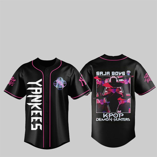 2025 NY Yankees KPop Demon Hunters Saja Boys Jersey