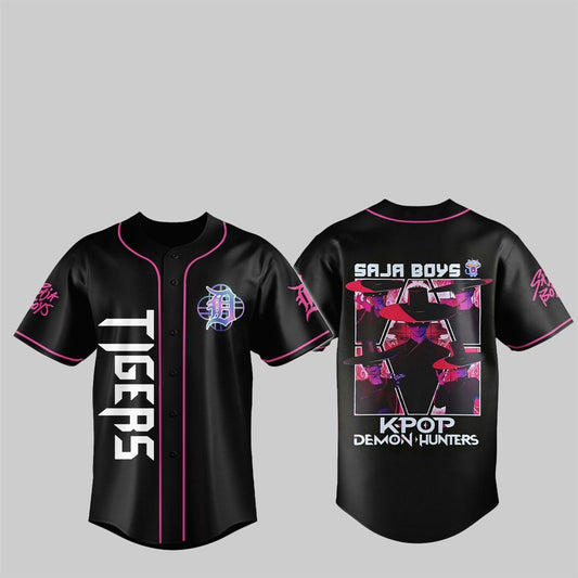 2025 Tigers KPop Demon Hunters Saja Boys Jersey