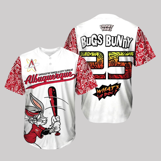 2025 Albuquerque Isotopes Bugs Bunny Jersey Giveaway