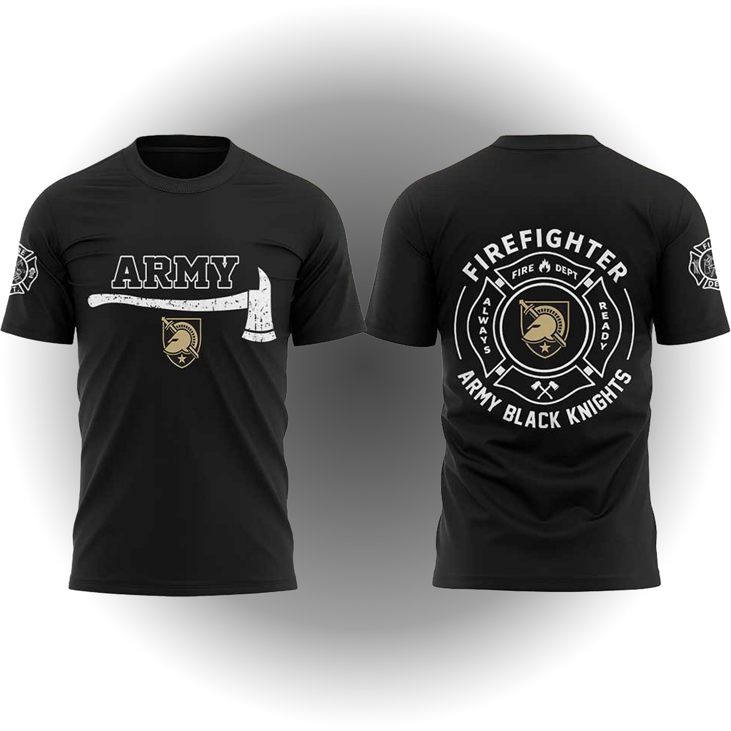 2025 Army Black Knights Firefighter Application Combo Shirt - Clothingus Diamond