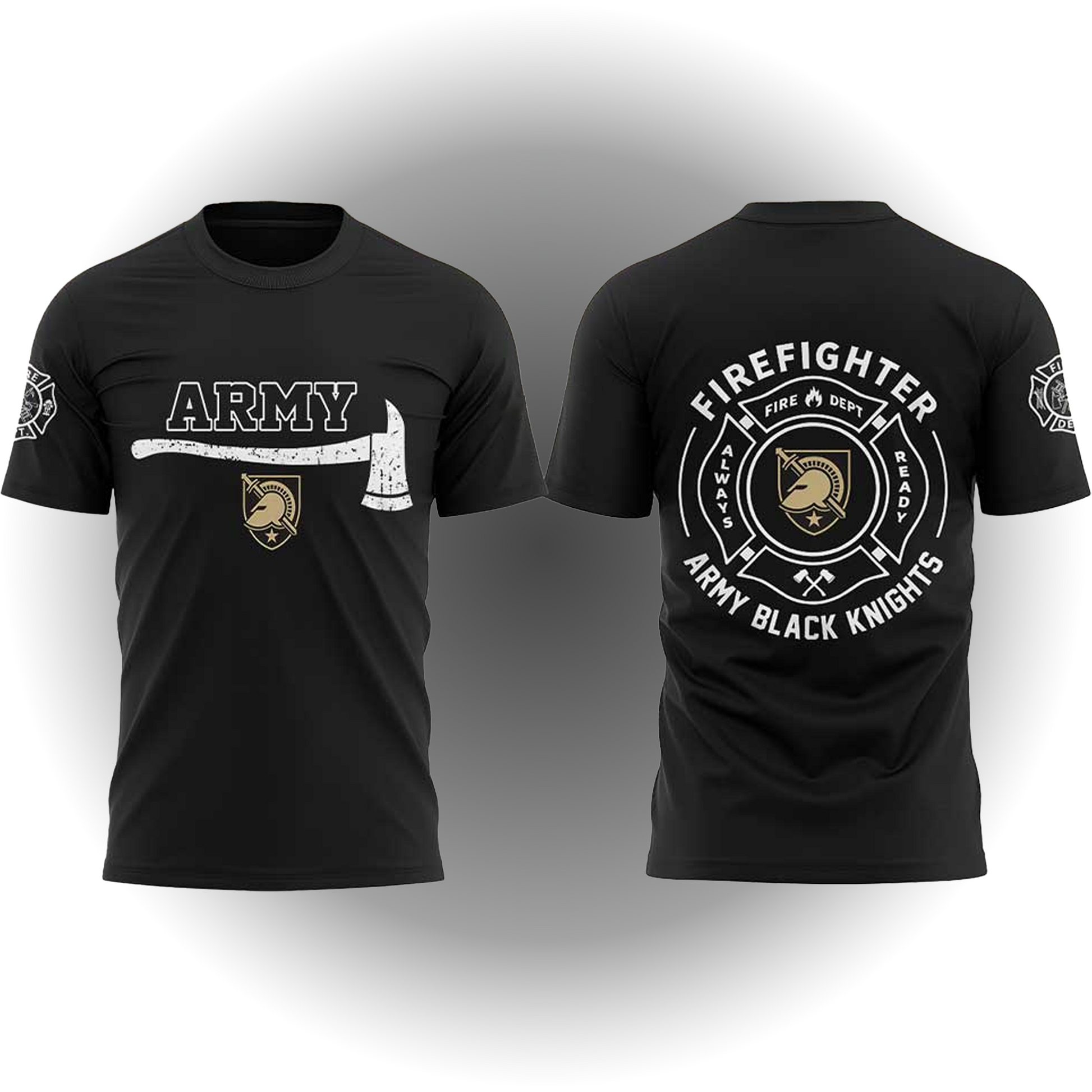 2025 Army Black Knights Firefighter Application Combo Shirt - Clothingus Diamond