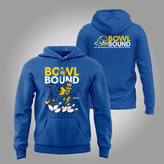 2025 Blue Hens Football Bowl Bound Hoodie Clothingus Diamond