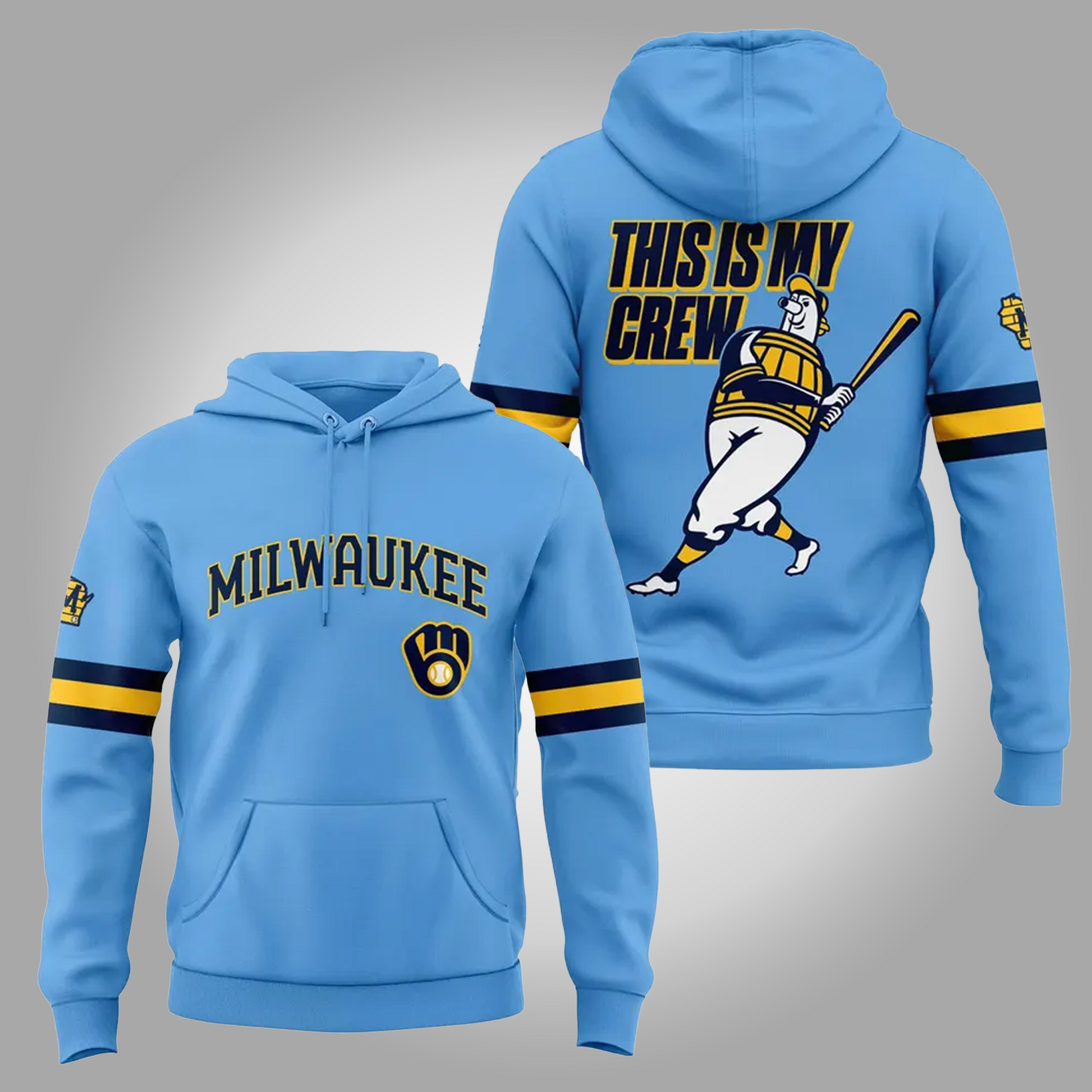 2025 Brewers Powder This Is My Crew Hoodie Clothingus Diamond