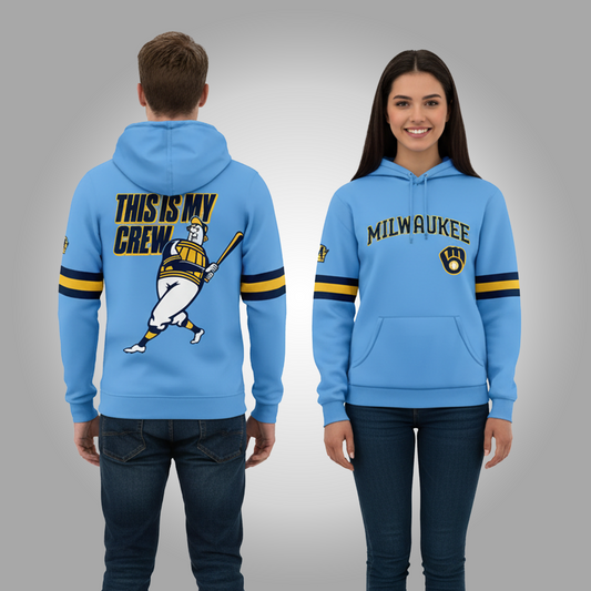 2025 Brewers Powder This Is My Crew Hoodie Clothingus Diamond