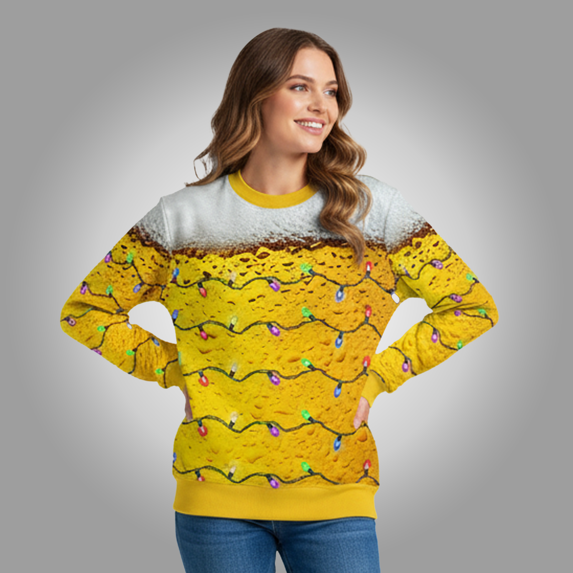 2025 Christmas Beer Christmas Ugly Sweater Clothingus Diamond