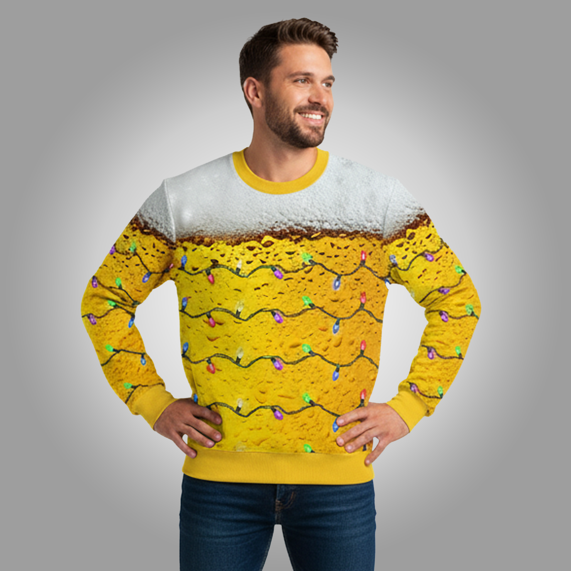 2025 Christmas Beer Christmas Ugly Sweater Clothingus Diamond