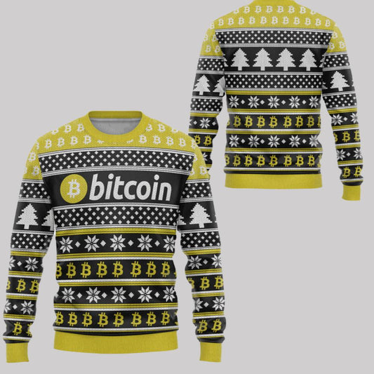 2025 Christmas Bitcoin Ugly Christmas Sweater