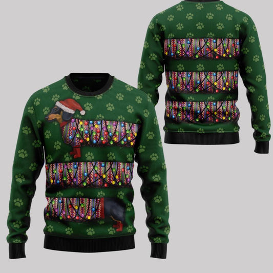 2025 Christmas Dachshund Ugly Christmas Sweater