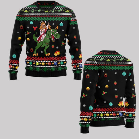 2025 Christmas Jesus Christmas Ugly Christmas Sweater