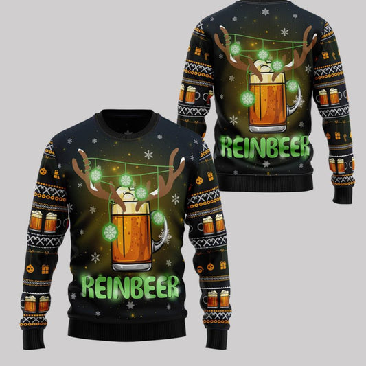 2025 Christmas Reinbeer Awesome Ugly Christmas Sweater