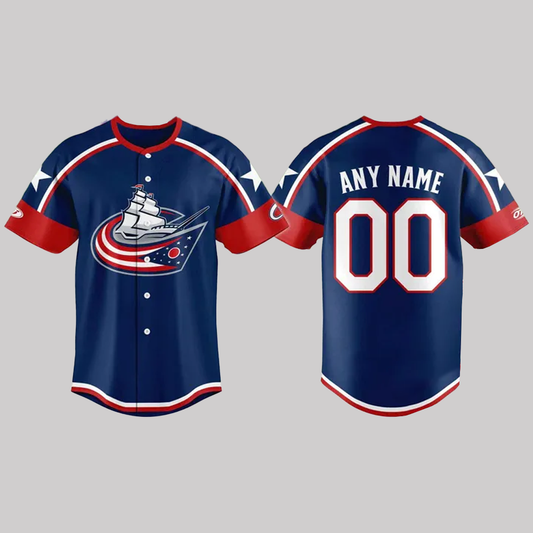 2025 Columbus Clippers x Columbus Blue Jackets Jersey