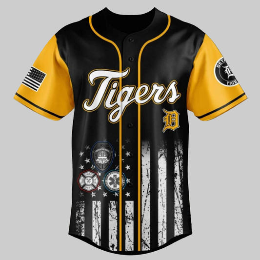 2025 Detroit Tigers First Responders Night Jersey Giveaway