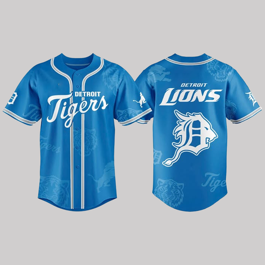 2025 Detroit Tigers x Detroit Lions Uniform Jersey