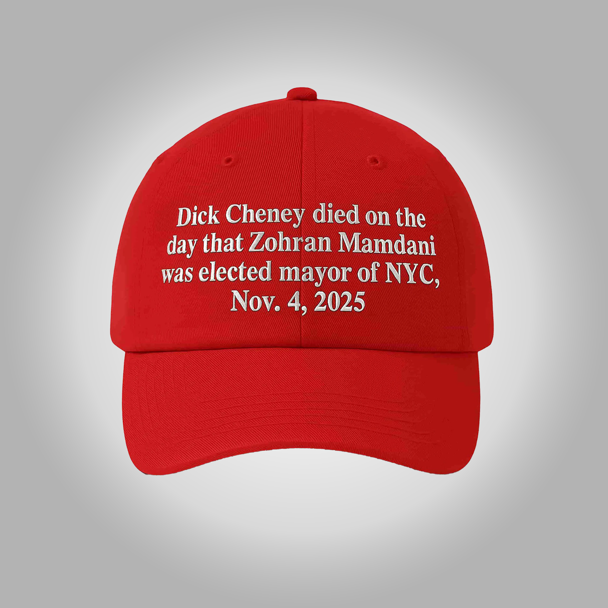 2025 Dick Cheney Zohran Mamdani Nyc Hat - Clothingus Diamond