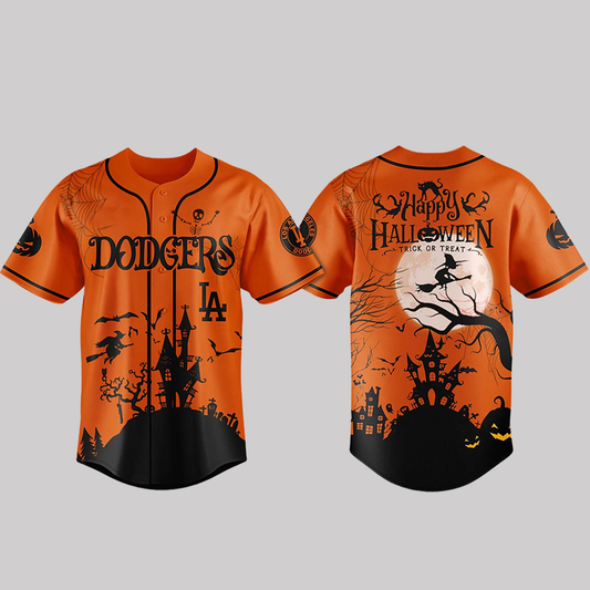 2025 Dodgers Happy Halloween Trick Or Treat Jersey
