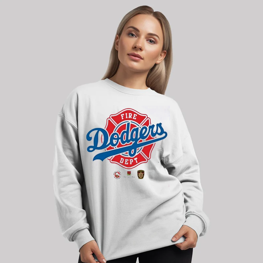 2025 Dodgers Firefighter Appreciation Night Sweatshirt Giveaway - Clothingus Diamond