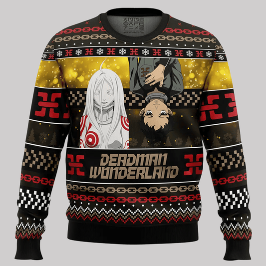 2025 Ganta And Shiro Deadman Wonderland Ugly Christmas Sweater