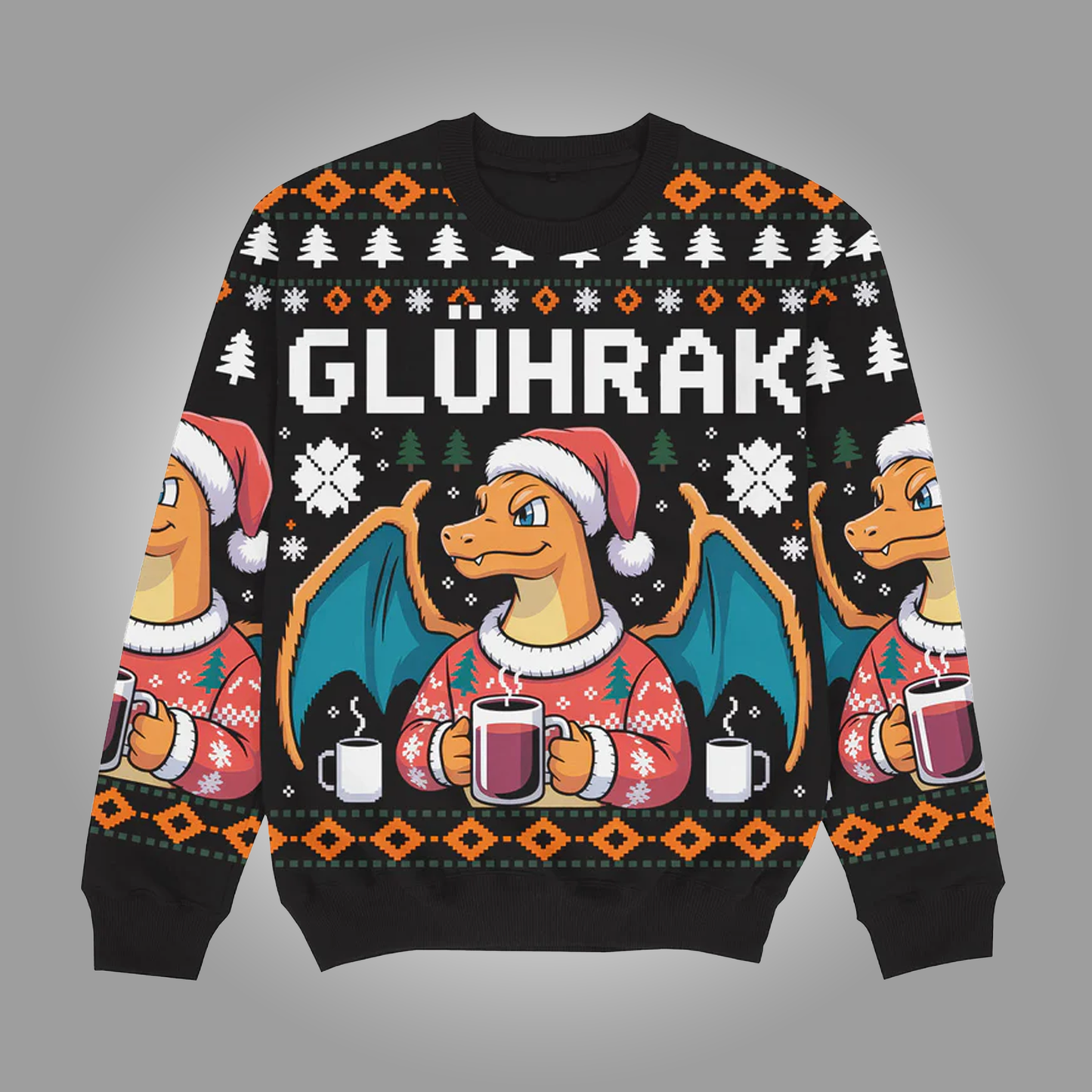 2025 Gluhrak Christmas Ugly Sweater Clothingus Diamond