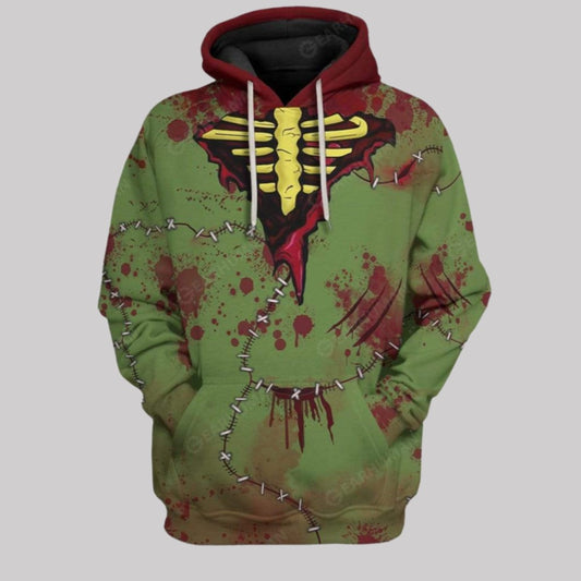 2025 Halloween Blood Stiches Costume Hoodie