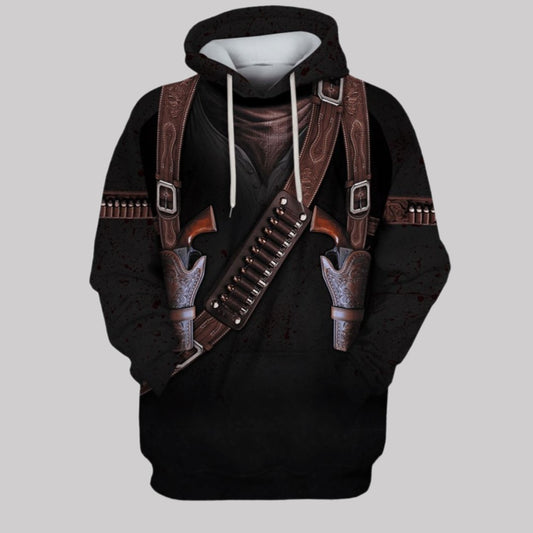 2025 Halloween COWBOY Costume Hoodie