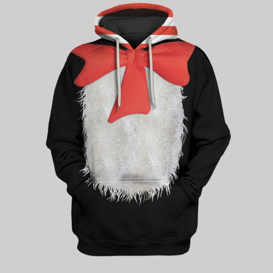 2025 Halloween Cute Red Bow Costume Hoodie