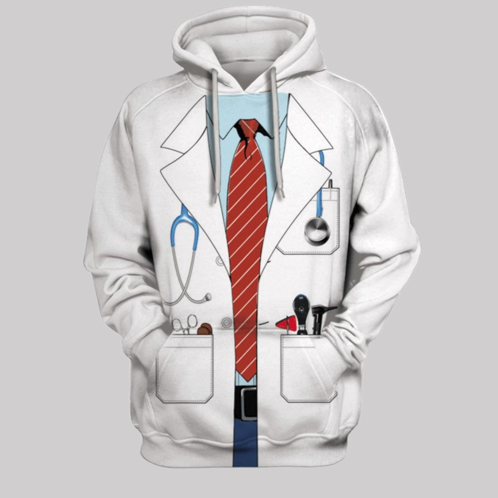 2025 Halloween DOCTOR Costume Hoodie