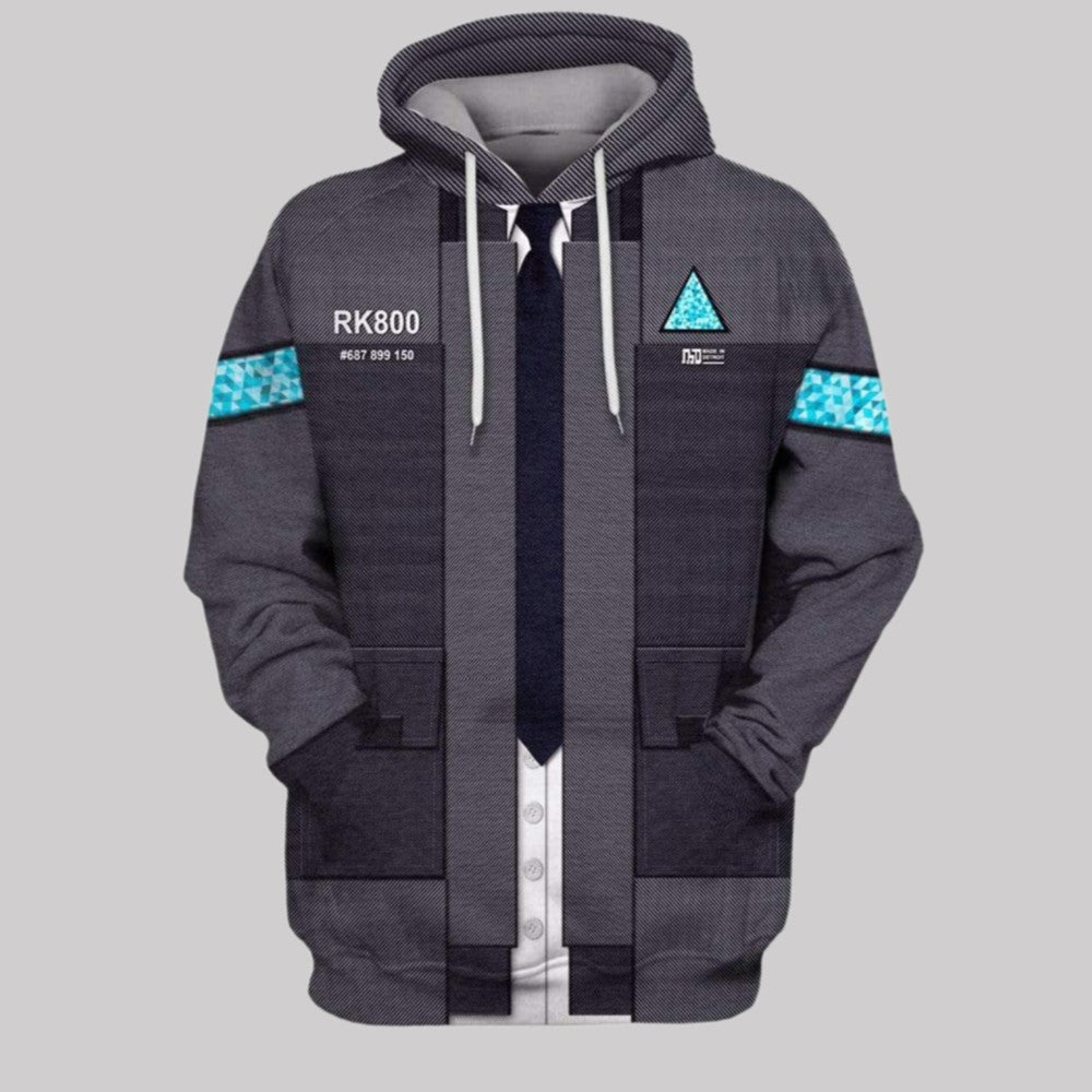 2025 Halloween Detroit Become Human Costume Hoodie
