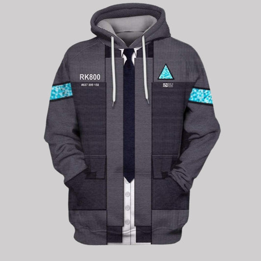 2025 Halloween Detroit Become Human Costume Hoodie