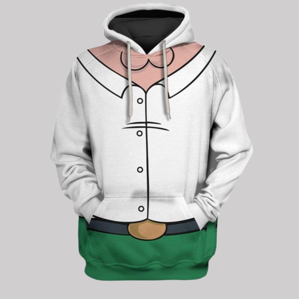 2025 Halloween Family Guy Peter Costume Hoodie