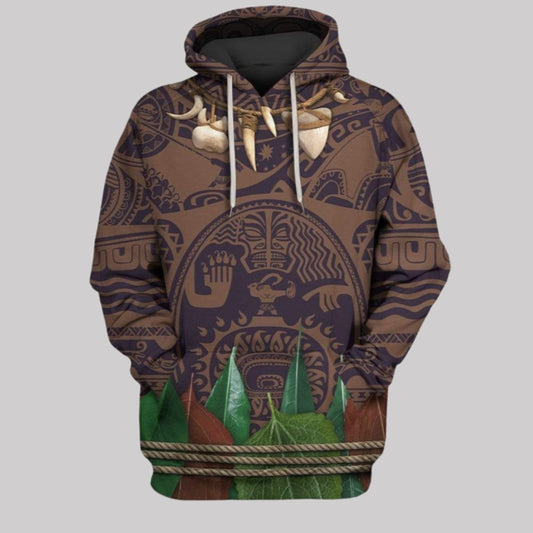 2025 Halloween Moana Costume Hoodie