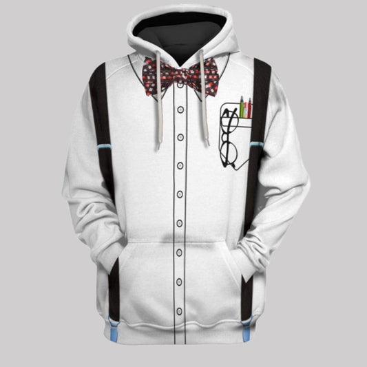 2025 Halloween Nerd Costume Hoodie