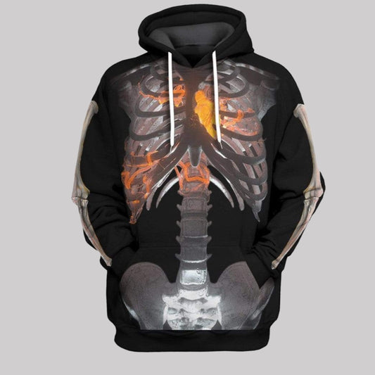 2025 Halloween Skeleton Costume Hoodie